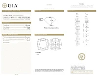Украшение GIA  Серьги с бриллиантами 2,01/2,05 ct. W To X Range/IF-VVS2    