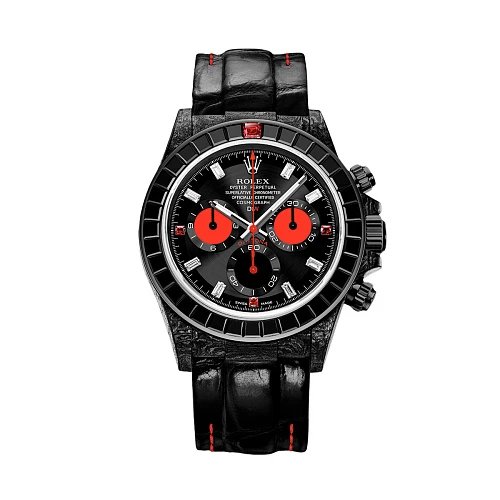 Заказать DiW  Rolex Daytona 40 Mm Rainbow Black Gems  