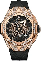 Заказать Hublot  Big Bang Unico Sang Bleu Ii King Gold Pave 45 Mm  418.OX.1108.RX.1604.MXM20