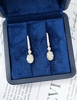 Украшение GIA  Серьги с бриллиантами 1,51/1,52 ct. L/VS2   
