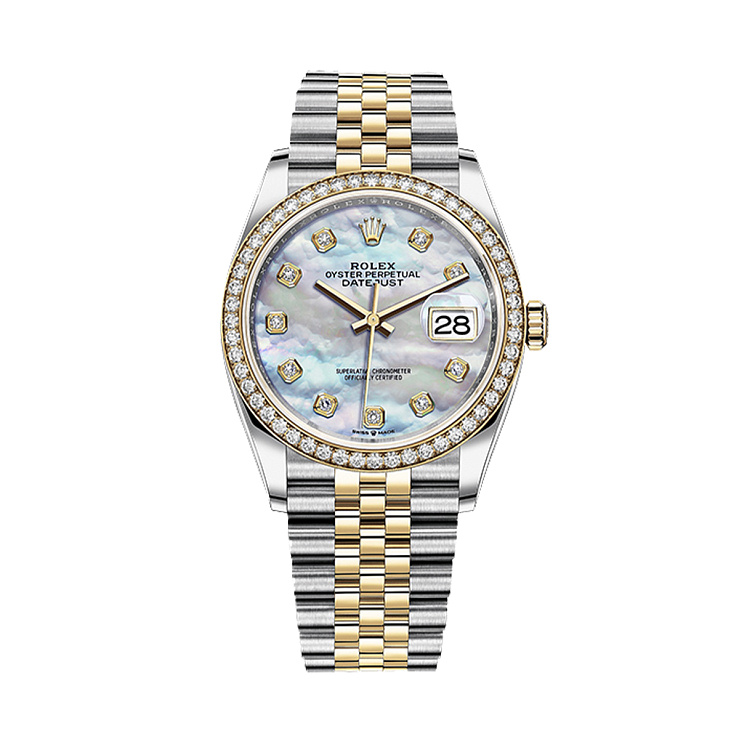 Часы Rolex  Oyster Perpetual Datejust 36 Mm Oystersteel And Yellow Gold  126203 FIX