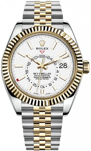 Часы Rolex  Sky-Dweller Oyster Perpetual White Dial  326933-0010
