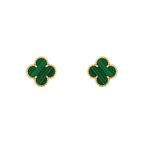 Украшение Van Cleef & Arpels  Vintage Alhambra Earrings Malachite  VCARO3QL00 