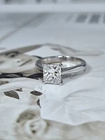Украшение No Name  Кольцо с бриллиантом 1,54 ct. D/VVS2   