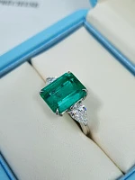 Украшение GRS GemResearch Swisslab  Кольцо с изумрудом 4,77 ct. Colombia   