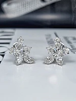 Украшение GIA  Cluster Diamond Earrings 4,65 ct. H/VS1   