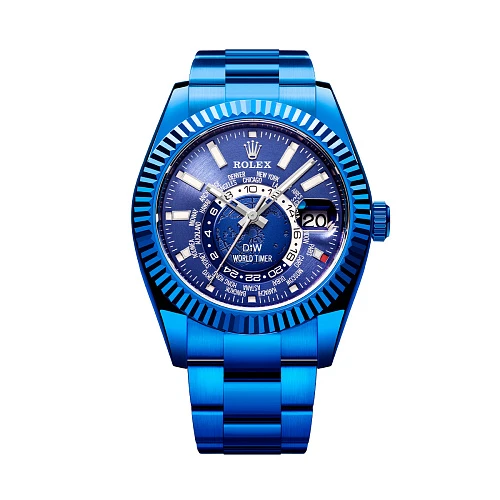 Заказать DiW  Rolex World Timer Blue Dlc  