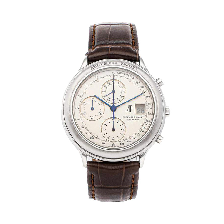 Часы Audemars Piguet  Jules Huitième Stainless Steel White Dial Chronograph 40 Mm  25644ST