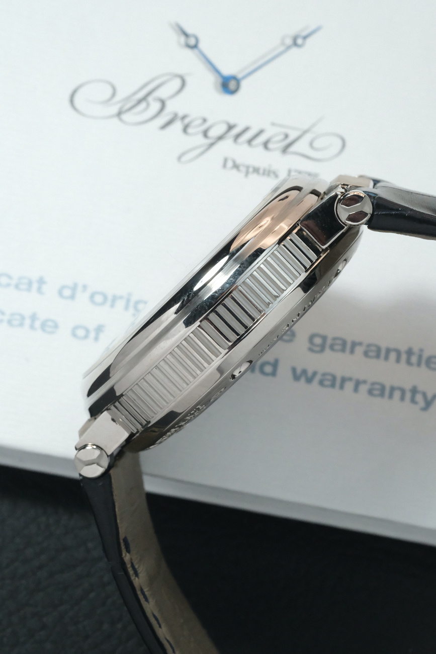 Часы Breguet  Marine Chronograph White Gold Blue Dial  5527BB/Y2/9WV