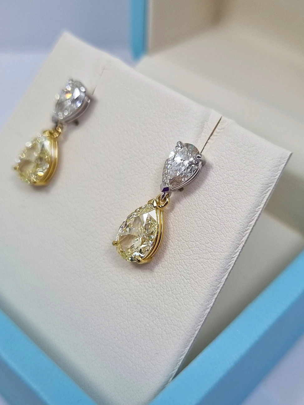 Украшение GIA  Серьги 1,51/1,51 Ct. U To V Range/Vvs2   