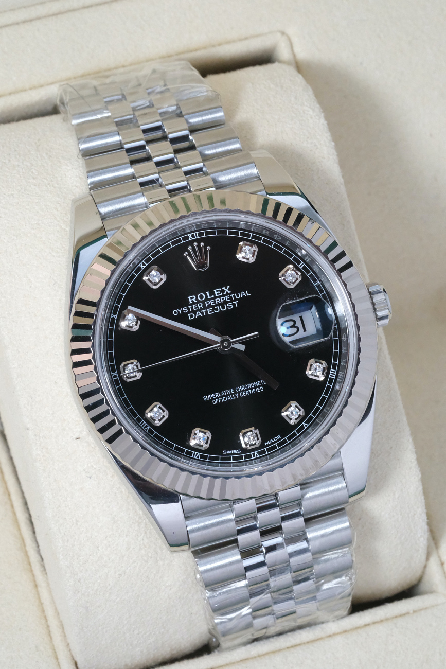 Часы Rolex  Datejust 41Mm Diamond Index  126334