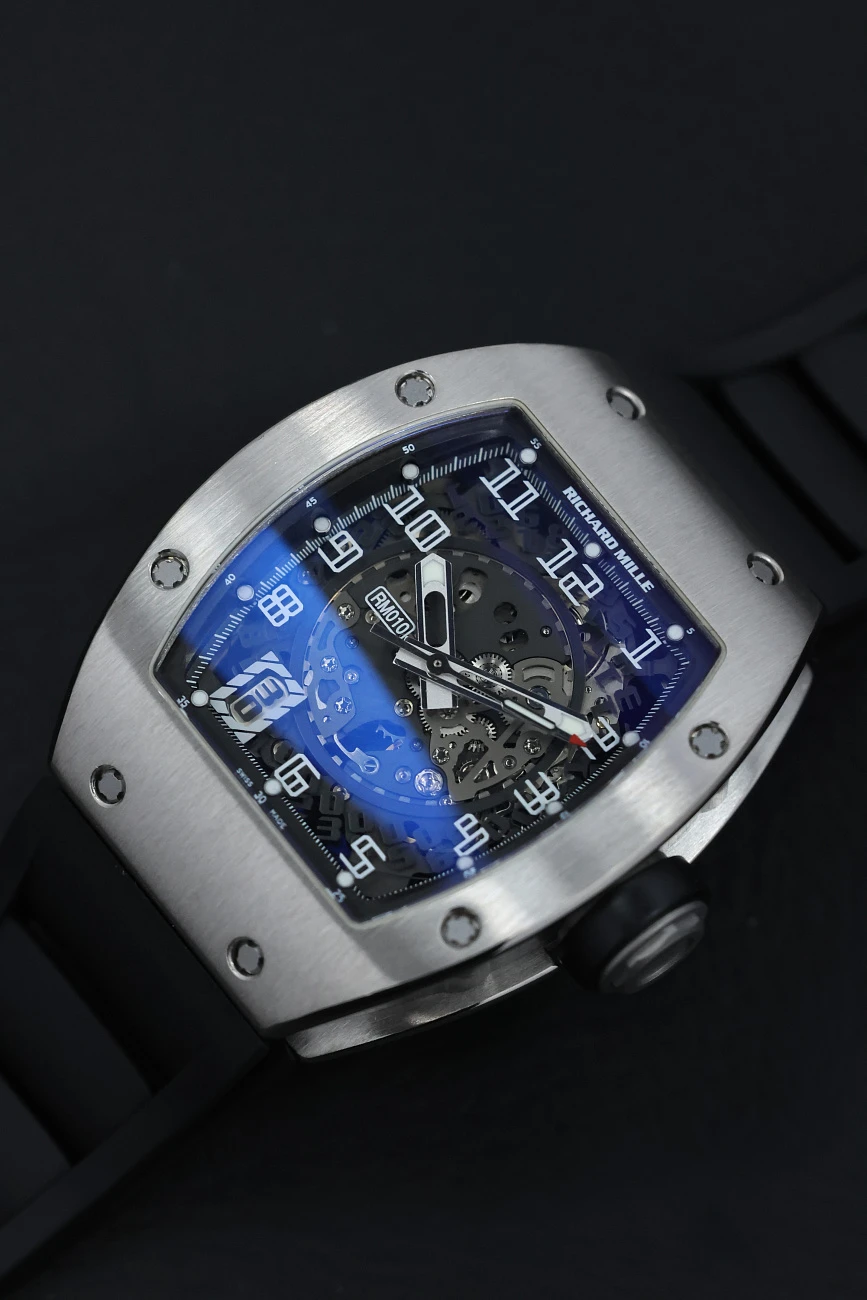 Часы Richard Mille  RM 010 Skeletonized Automatic White Gold  RM010-WG