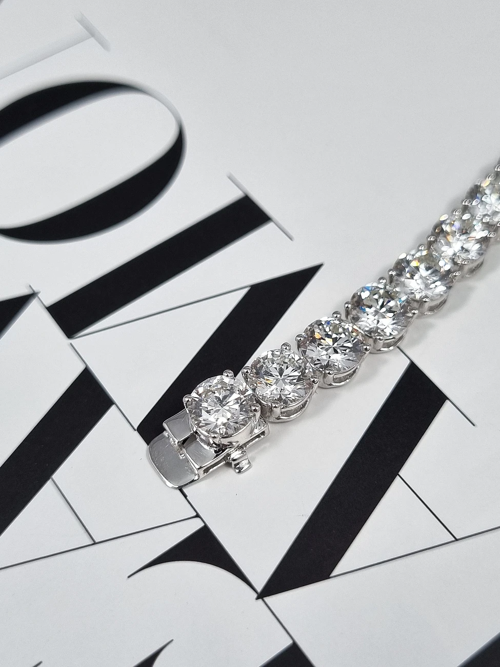 Украшение GIA  Браслет с бриллиантами 25,58 ct. G-H/VS2 (3 Excellent)   