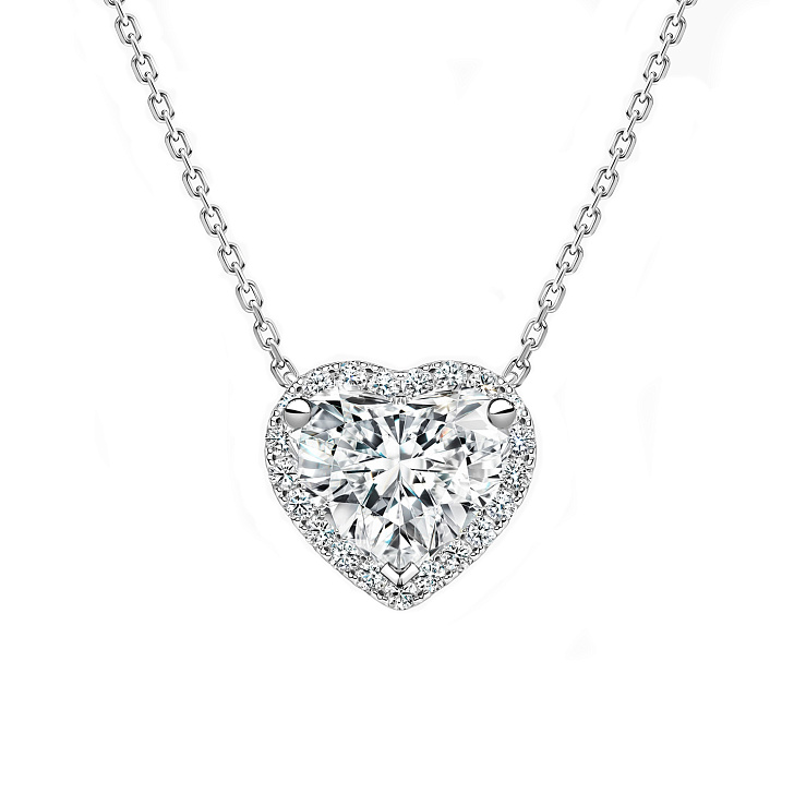 Украшение GIA  Подвеска 1,00 ct. J/Internally Flawless "Heart Diamond"   