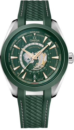 Заказать Omega  Seamaster Aqua Terra 150 M Co-Axial Master Chronometer Gmt Worldtimer 43 Mm  220.32.43.22.10.001
