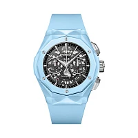 Часы Hublot  Classic Fusion Aerofusion Chronograph Orlinski Sky Blue Ceramic  525.ES.0170.RX.ORL22