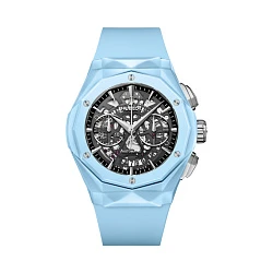 Hublot Classic Fusion Aerofusion Chronograph Orlinski Sky Blue Ceramic