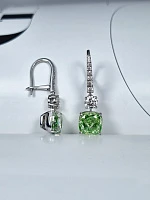 Украшение GIA  Серьги 3,01/3,02 ct. Light Greenish Yellow/VVS2-Si1   