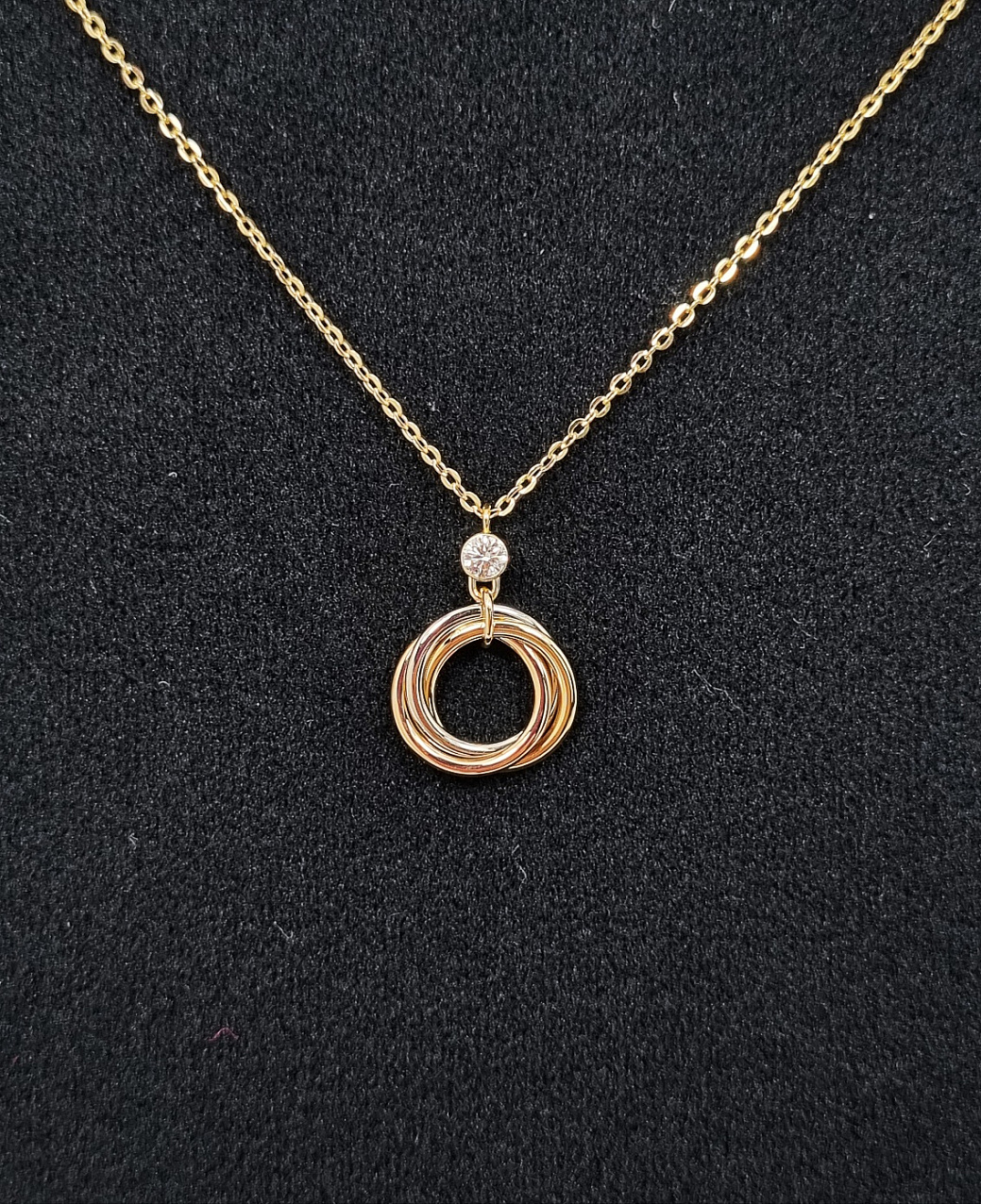 Украшение Cartier  Trinity Necklace  B7224815 