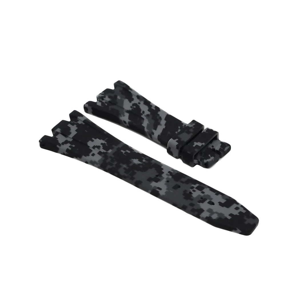 Часовой ремешок Audemars Piguet  Ремешок Для Часов Graphite Digi Camo Ap Royal Oak Offshore 42Mm Strap  