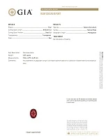 Украшение GIA  Кольцо с рубином 2,07 ct. "Pigeon Blood"   
