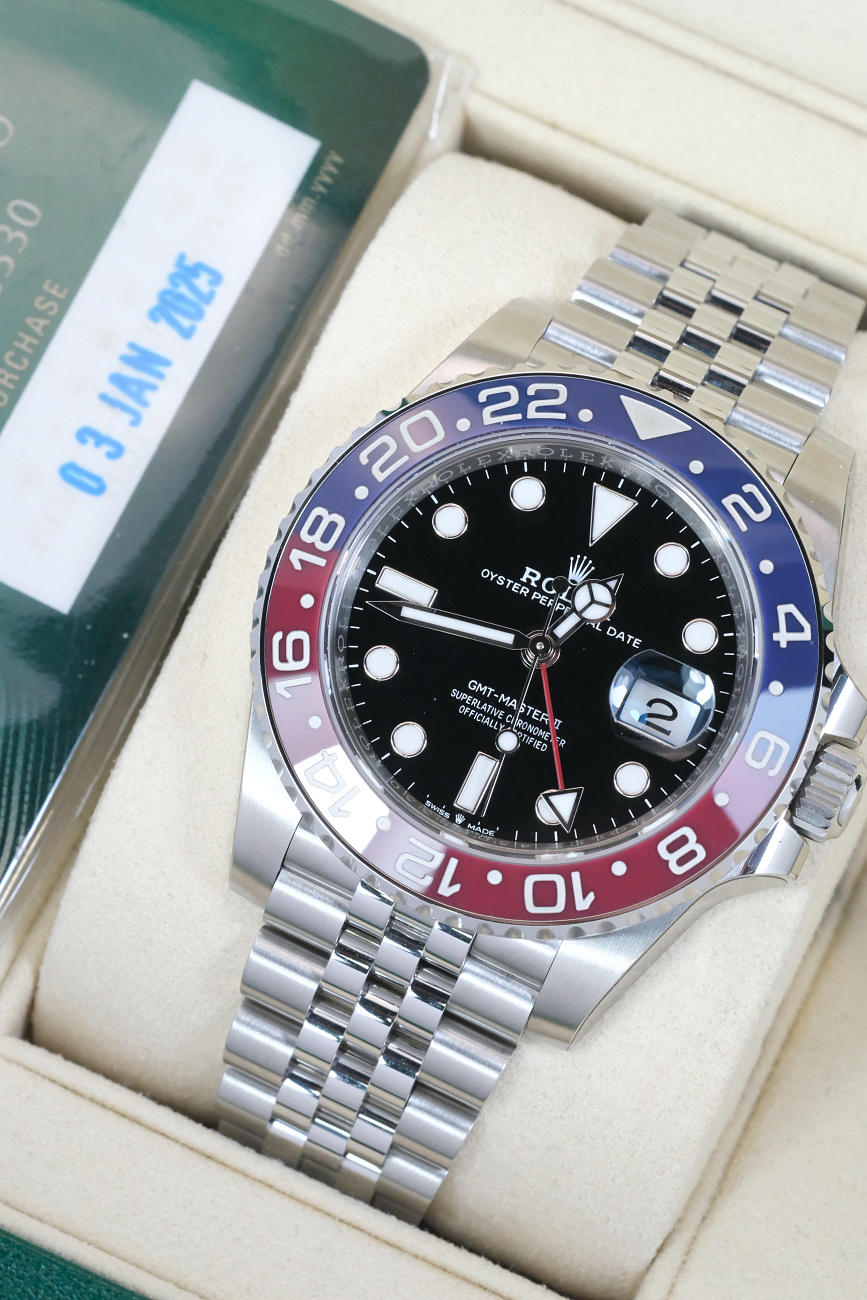 Часы Rolex  Gmt Maste Ii Pepsi В Плёнках  126710BLRO 