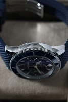 Часы Breitling  Superocean Heritage B01 Chronograph 42 Blue Rubber  AB0156161C1S1
