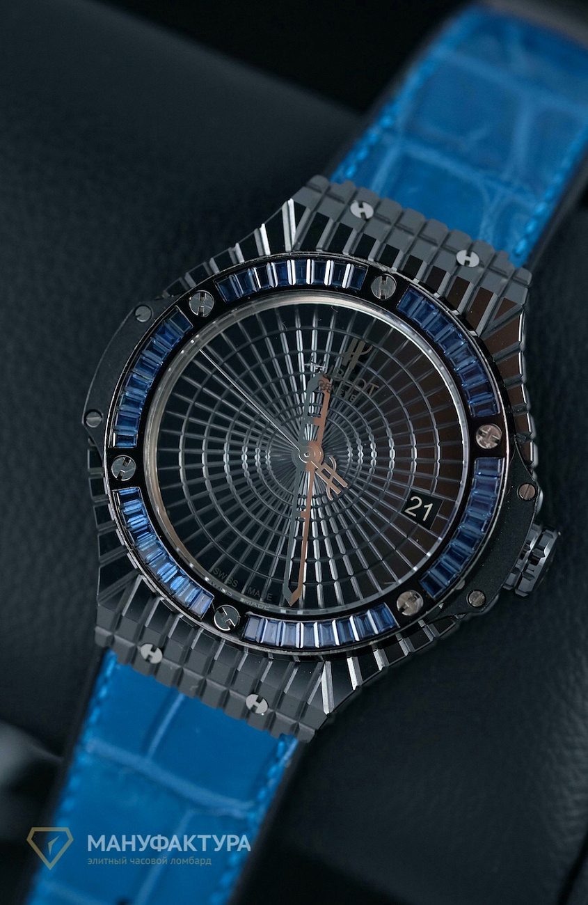 Часы Hublot  Big Bang Tutti Frutti Blue Caviar  346.CD.1800.LR.1901 