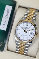Часы Rolex  Datejust 36Mm Steel &amp; Yellow Gold White Dial  126233