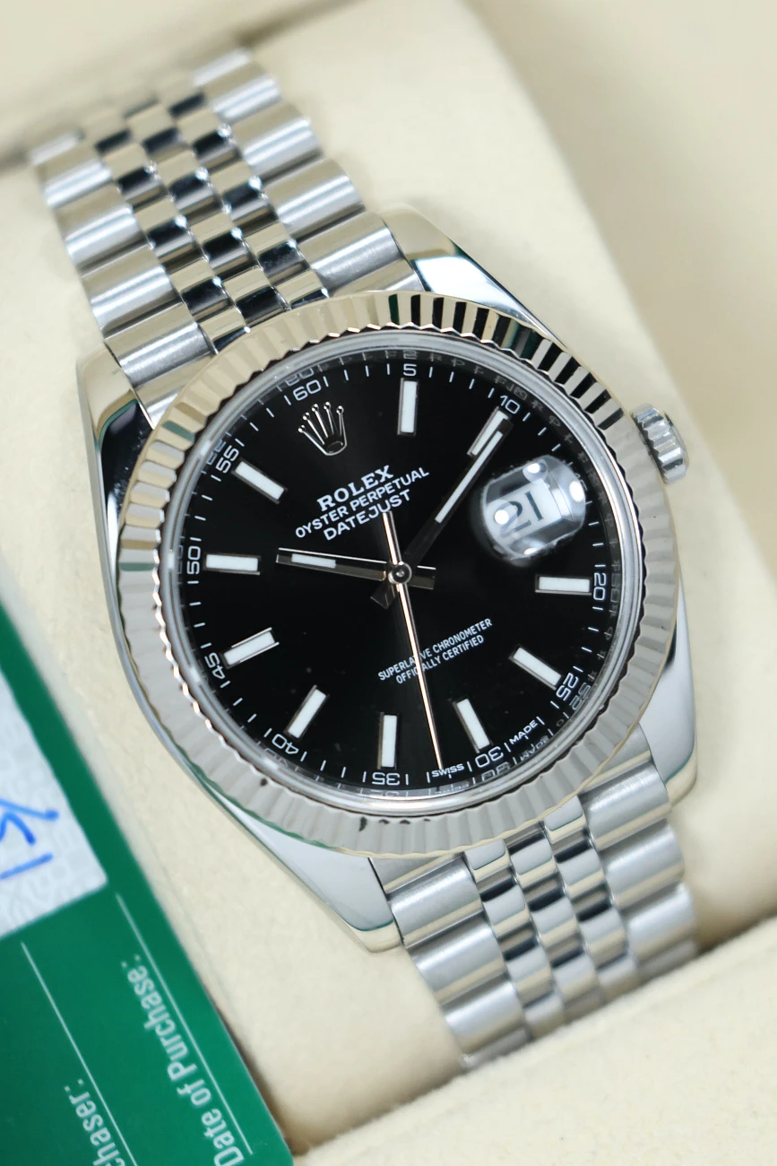 Заказать Rolex  Datejust 41 mm Black Dial  126334