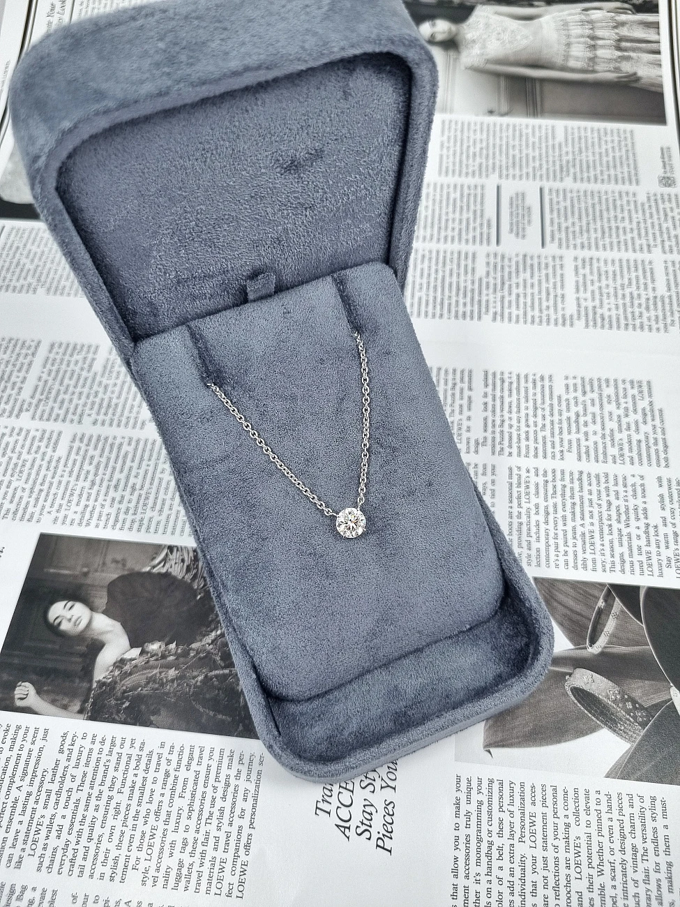 Украшение GIA  Подвеска с бриллиантом 1,11 ct. J/VS2 "Lucky Number"   