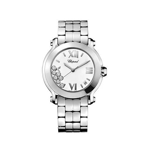 Часы Chopard  Happy Sport 36 Mm Steel And Diamonds  27-8477-3001