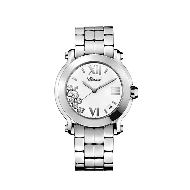 Часы Chopard  Happy Sport 36 Mm Steel And Diamonds  27-8477-3001