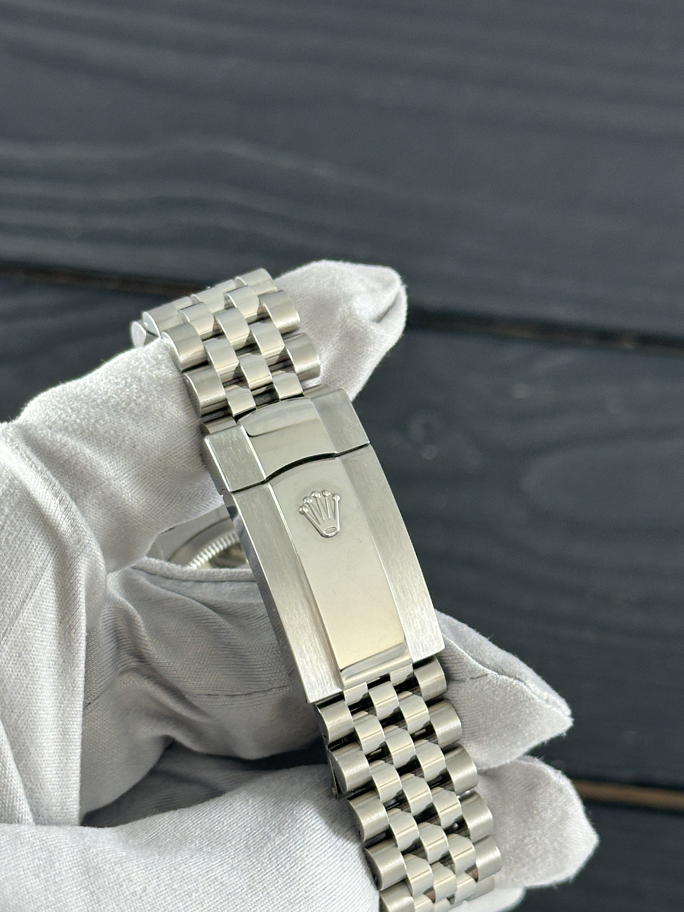 Часы Rolex  Datejust 36Mm Steel & White Gold Blue Fluted Motif Dial Diamonds  126234