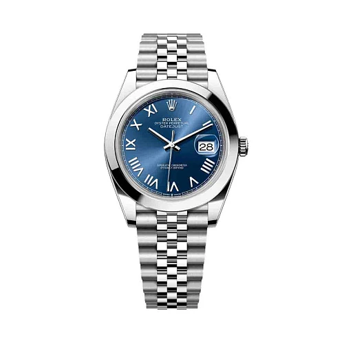 Часы Rolex  Oyster Perpetual Datejust 41 Mm Blue Roman Dial   126300-0030