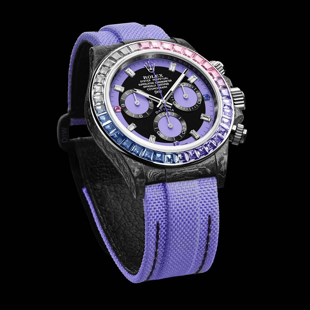 Заказать DiW  Rolex Daytona 40 Mm Rainbow Violet  