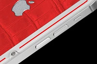 Кастомный Телефон Designa Individual  Leather Red &amp; White  