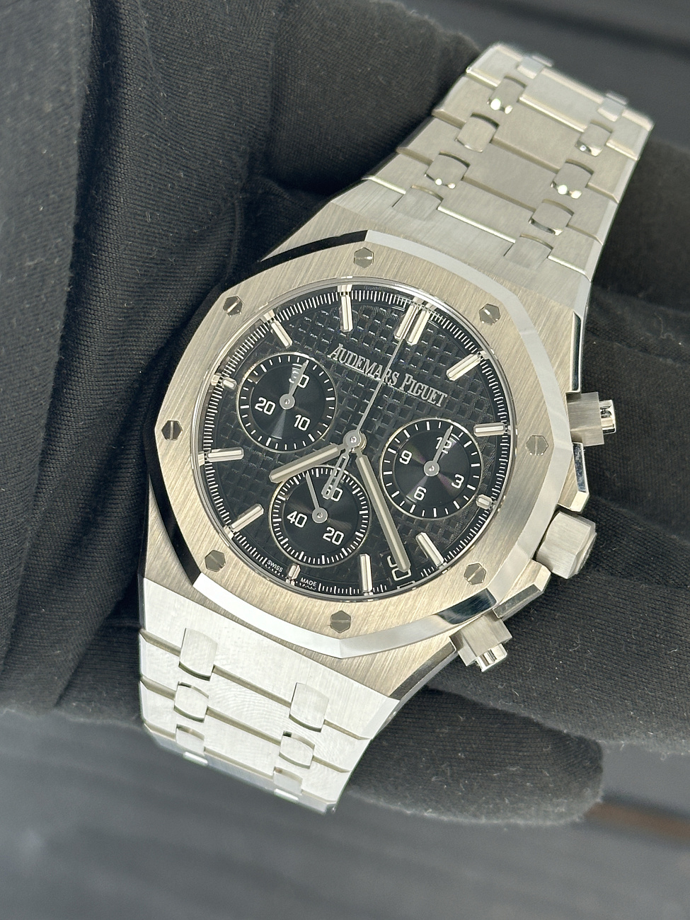 Часы Audemars Piguet  Royal Oak Chronograph 41Mm Black Dial 50Th Anniversary  26240ST.OO.1320ST.02