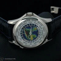 Часы Patek Philippe  World Time Enamel White Gold  5131G-010