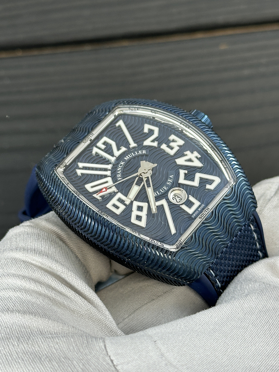 Часы Franck Muller  Vanguard Blue Sea  V 45 SC DT AC BL AC