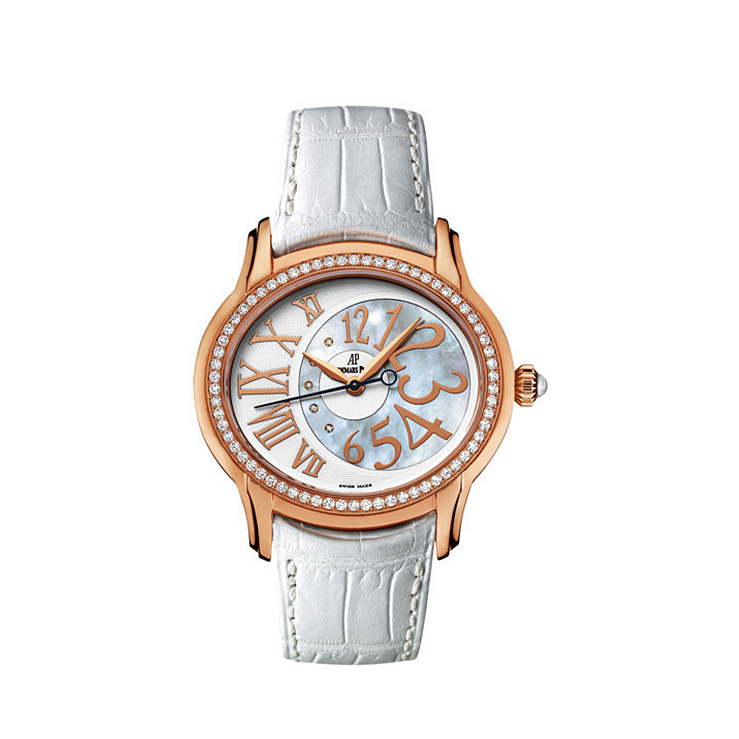 Часы Audemars Piguet  Millenary Ladies Diamonds Mop Rose Gold  77301OR.ZZ.D015CR.01