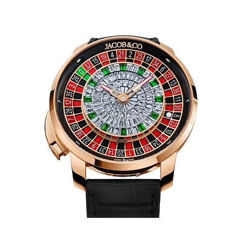 Часы Jacob & Co  Jacob & Co Casino Tourbillon Baguette Diamonds  CA100.40.AA.AA.ABALA
