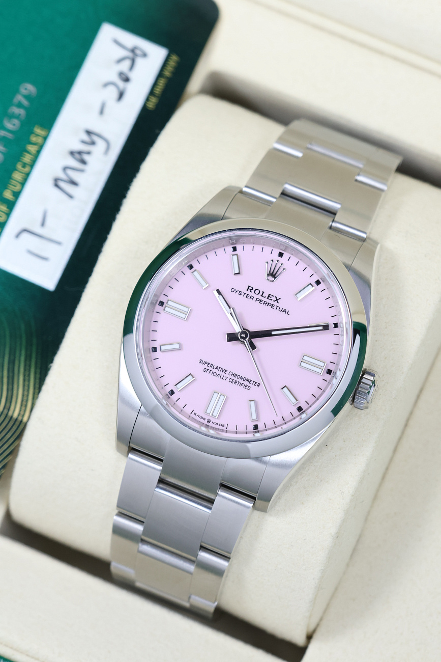 Часы Rolex  Oyster Perpetual 36mm Candy Pink Dial  126000-0008