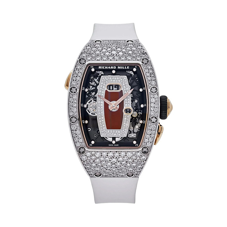 Часы Richard Mille  Rm037 White Gold Snow Diamond Set  RM37