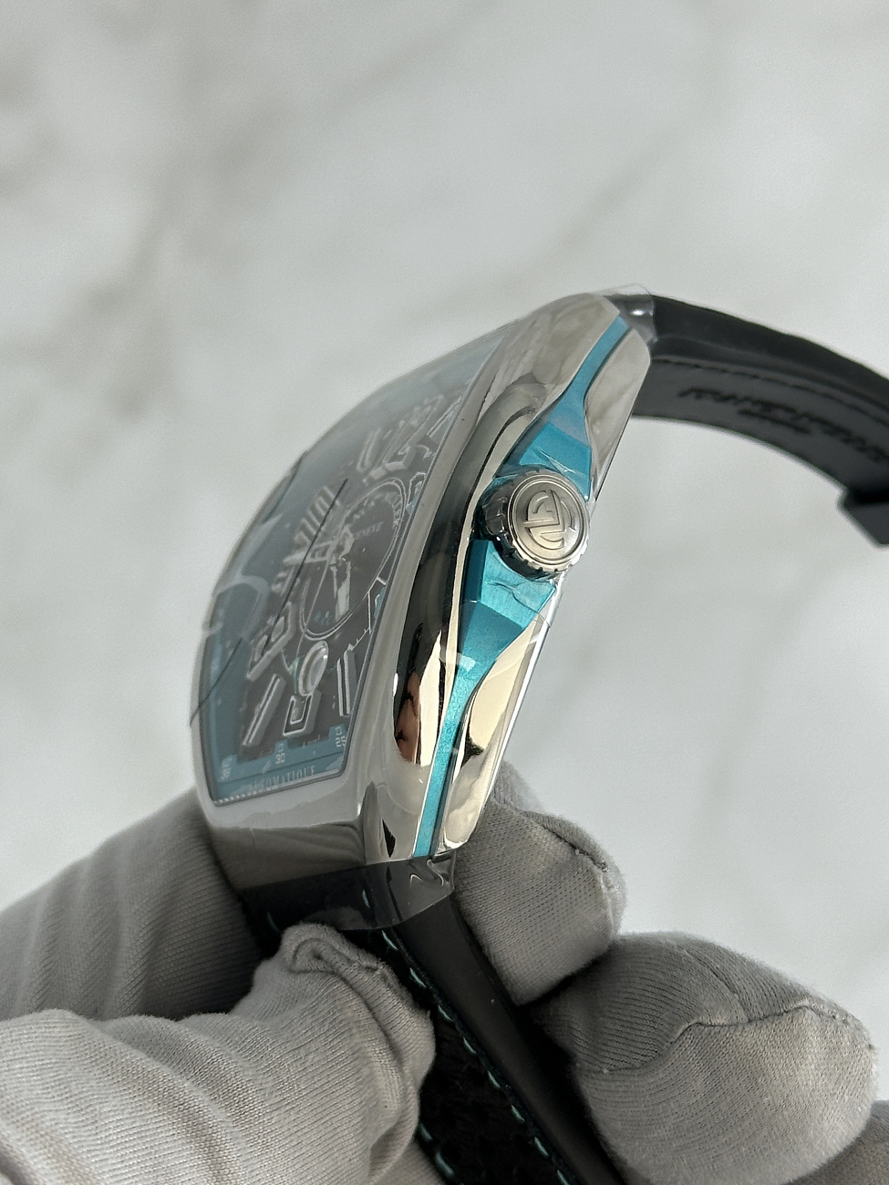 Часы Franck Muller  Vanguard Racing Black And Tiffany  V45SCDTRCGACTU