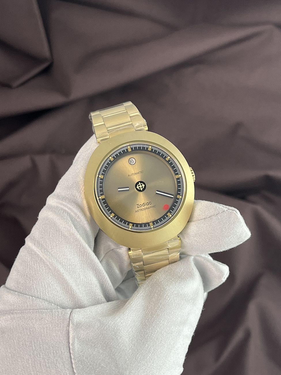 Часы Zodiac  Limited Edition 50Th Anniversary Astrographic Automatic Gold-Tone Stainless Steel  