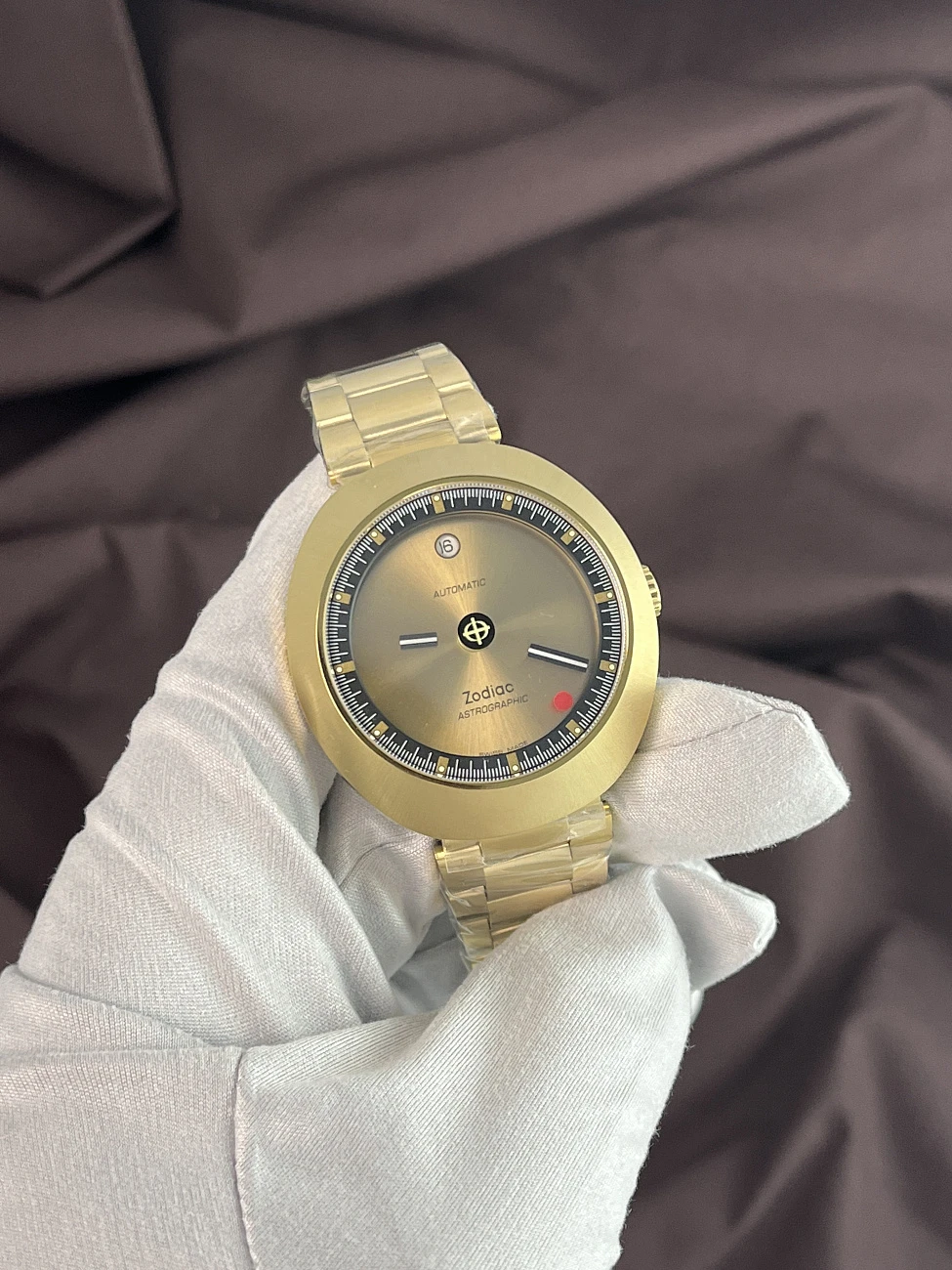Часы Zodiac  Limited Edition 50Th Anniversary Astrographic Automatic Gold-Tone Stainless Steel  