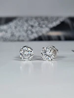 Украшение GIA  Серьги с бриллиантами 2,01/2,01 ct. H/VS1 (3 Excellent)   