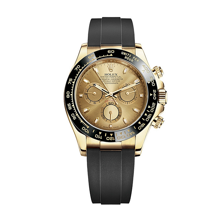 Часы Rolex  Oyster Perpetual Cosmograph Daytona Yellow Gold Oysterflex 2021  116518LN