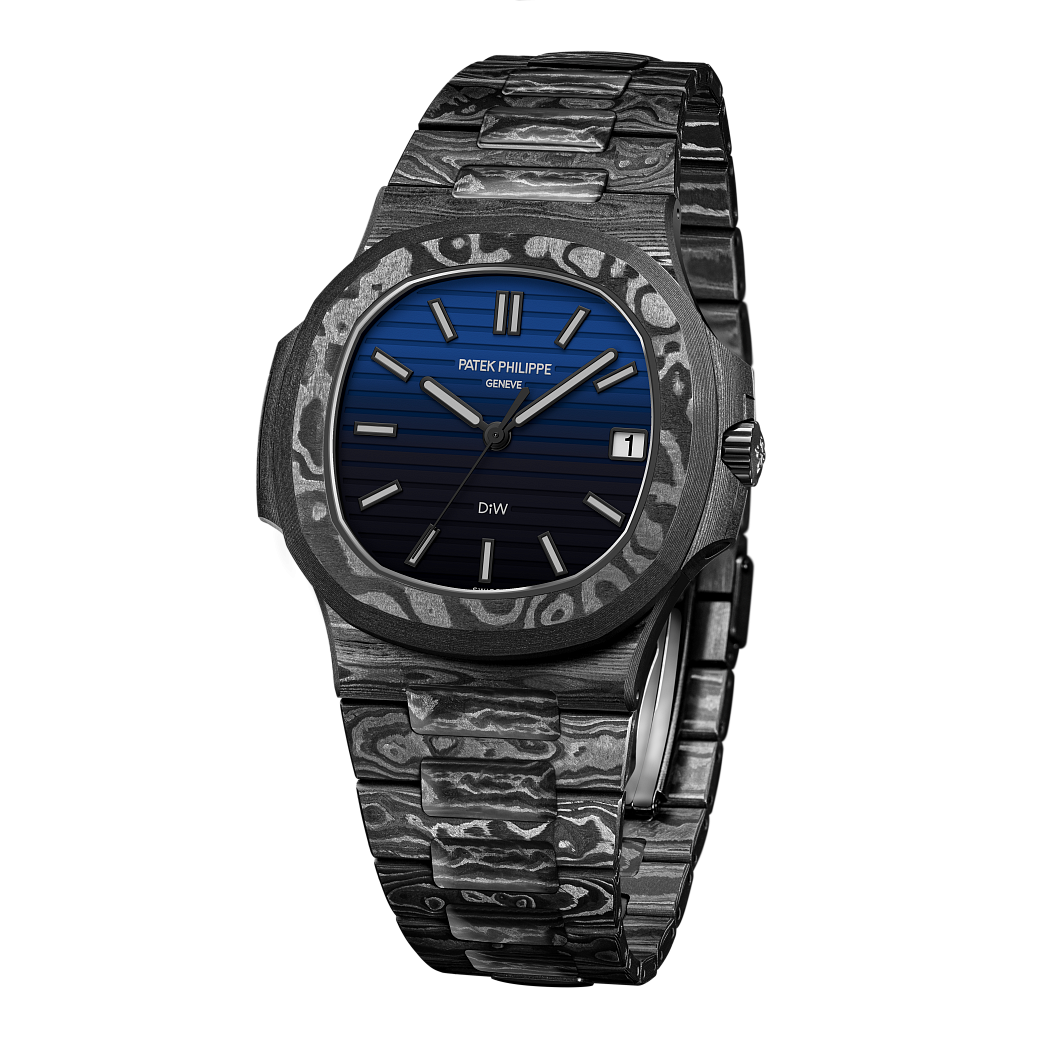 Заказать DiW  Patek Philippe All Carbon G-Blue  